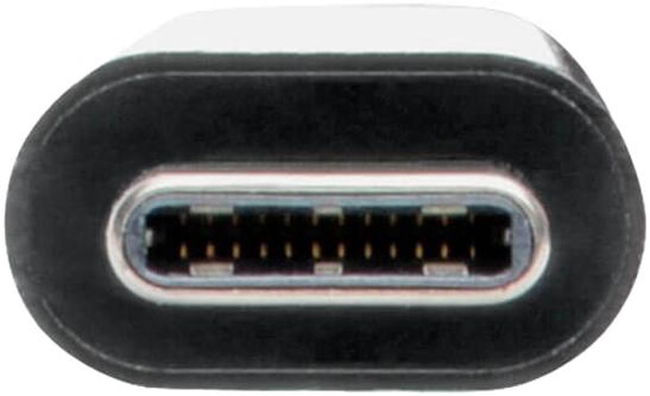 Alt view image 4 of 6 - Tripp Lite USB C to DVI Adapter USB Hub & PD Charging USB Type C to DVI 6in (U444-06N-DUB-C)