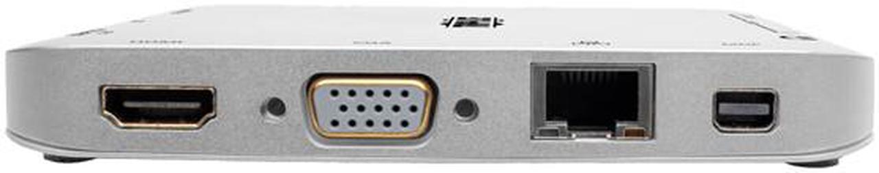Alt view image 4 of 5 - Tripp Lite USB C Docking Station w/ USB Hub mDP HDMI VGA GbE PD Charging 4K (U442-DOCK2-S)