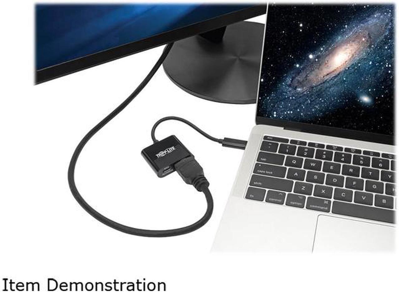 Alt view image 7 of 7 - Tripp Lite USB C to HDMI Adapter Converter w/ PD Charging 4K USB Type C (U444-06N-H4B-C)