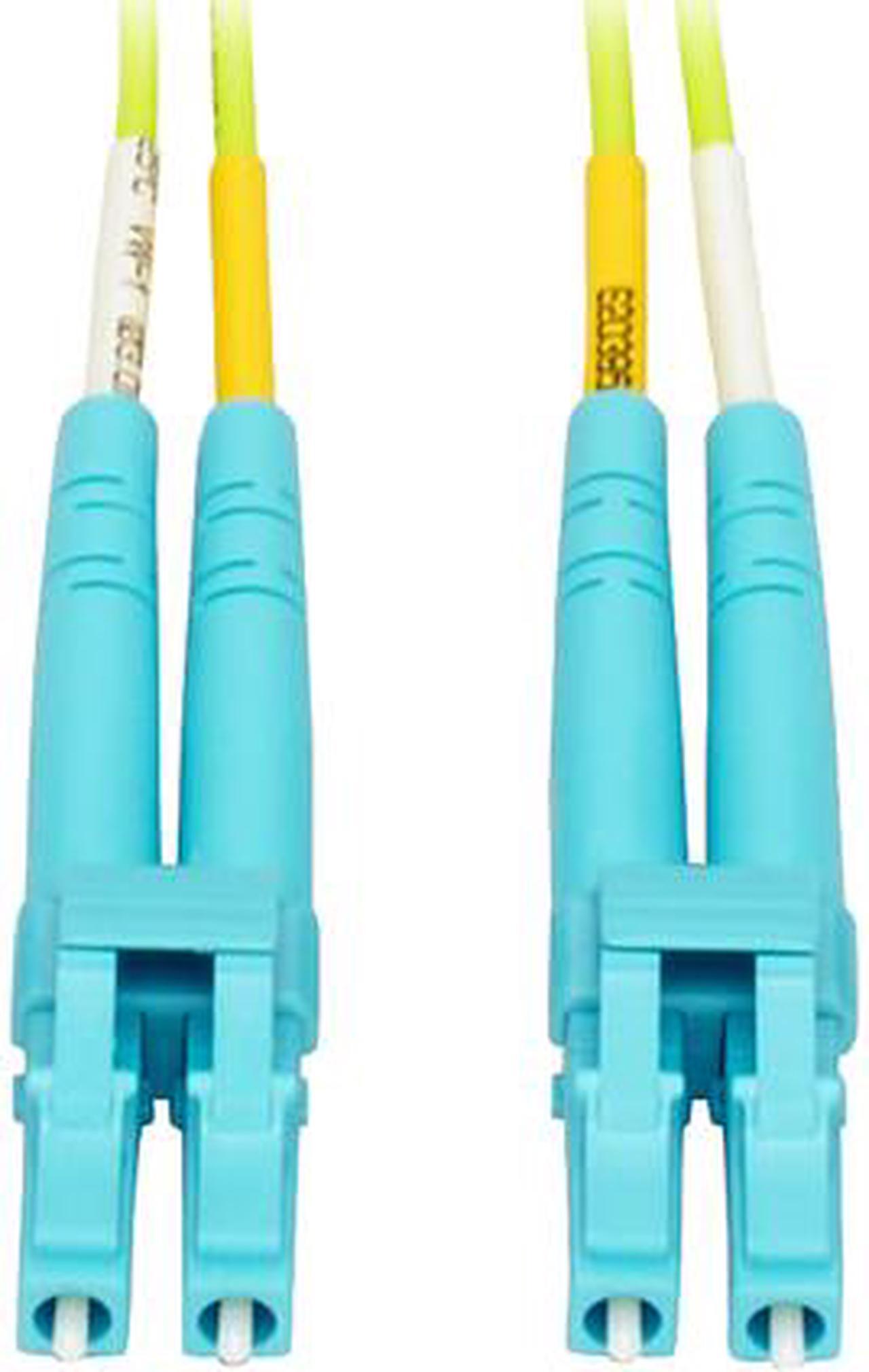 Main image of Tripp Lite Duplex Multimode Fiber Patch Cable OM5 LC to LC 50/125 100Gb 1M (N820-01M-OM5)