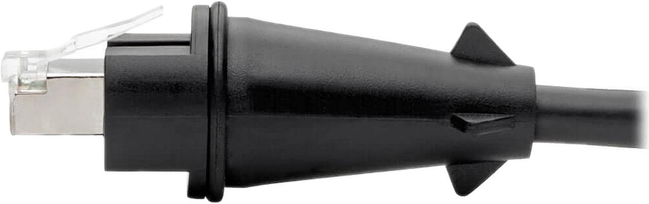 Alt view image 6 of 7 - Tripp Lite Cat5e/Cat6 STP Patch Cable RJ45 CMX Outdoor Industrial IP67 23ft (N206-PC23-IND)