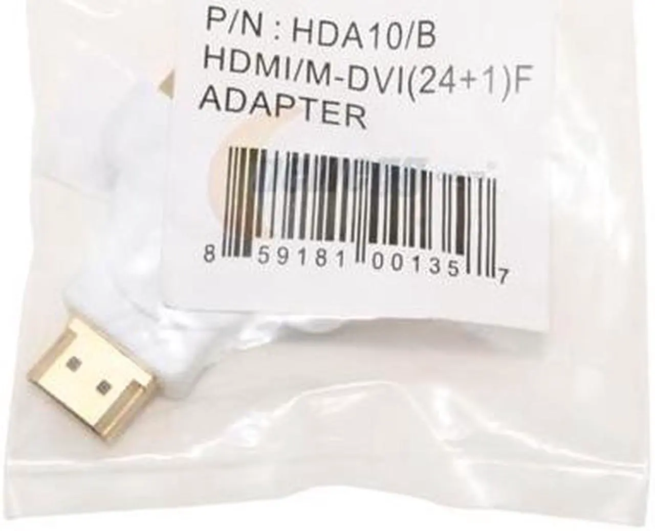 Alt view image 3 of 3 - SYSONIC HDA10/B HDMI (M) – DVI (F) Adapter