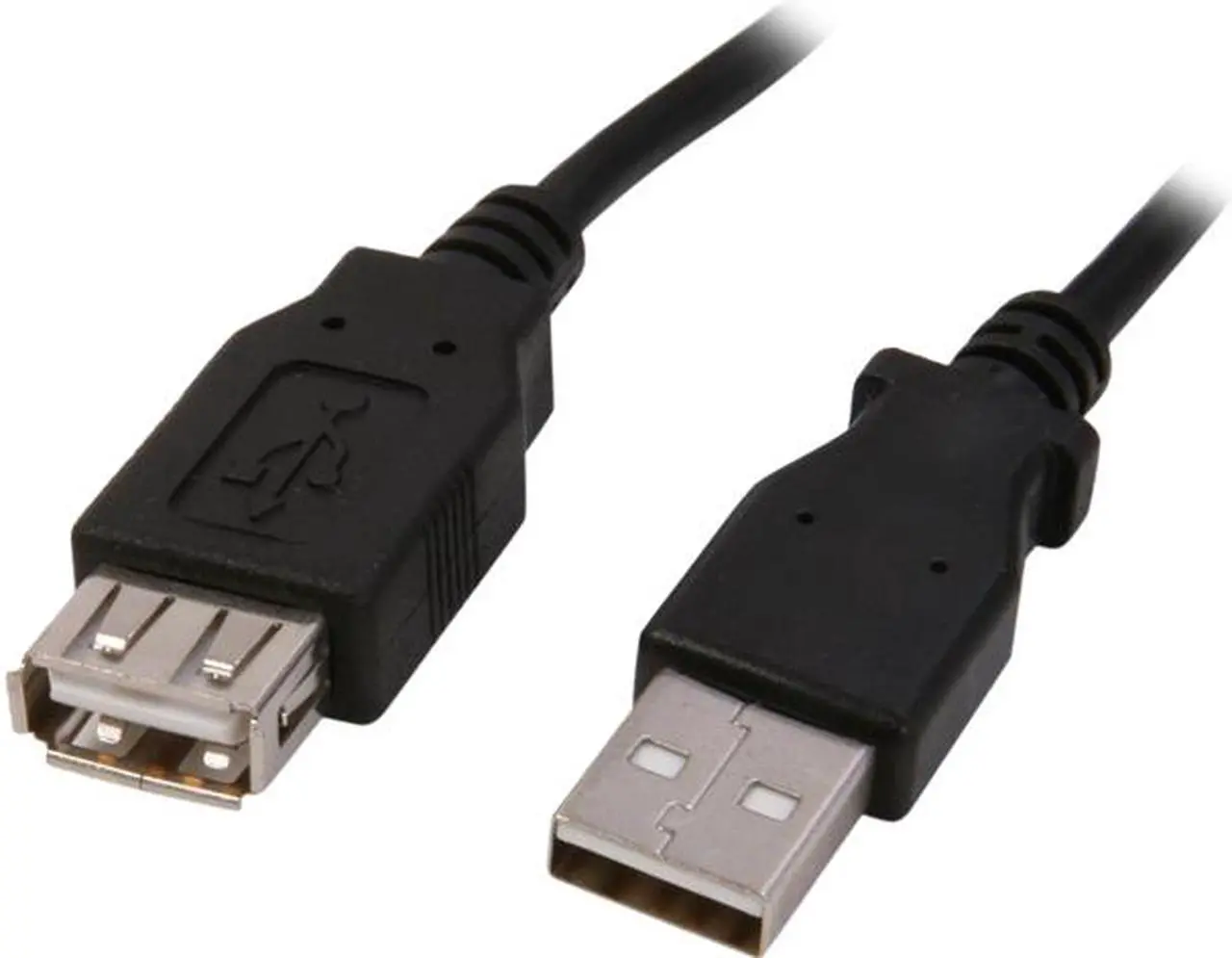 Main image of Nippon Labs Black 3 ft. USB Cable A/Male to A/Female Extension USB 6ft Cable Model USB-3-MF-BK 3 feet