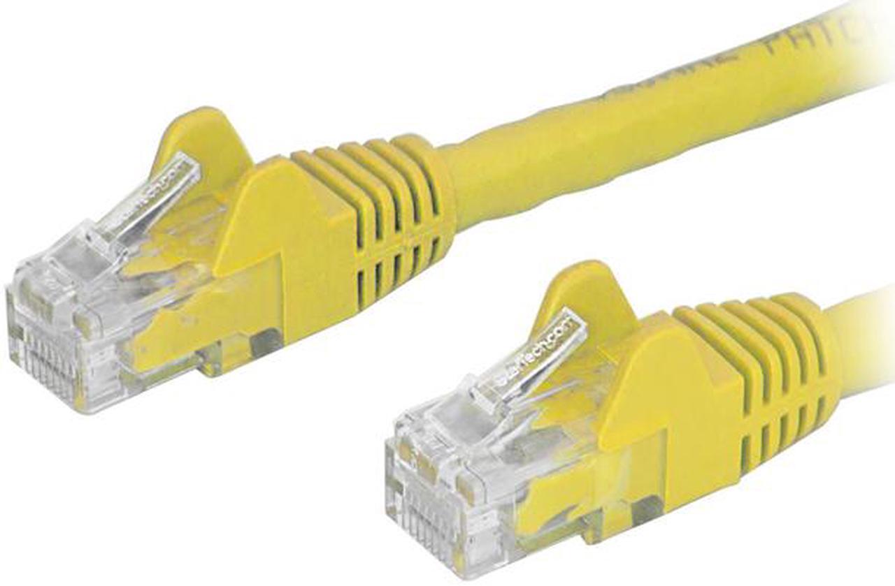 StarTech.com N6PATCH4YL 4 ft. Cat 6 Yellow Network Ethernet Cable