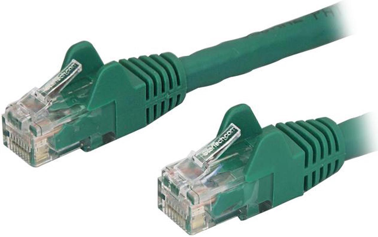 StarTech N6PATCH14GN StarTech.com Cat6 Patch Cable - 14 ft - Green Ethernet Cable - Snagless RJ45 Cable - Ethernet Cord - Cat 6 Cable - 14ft