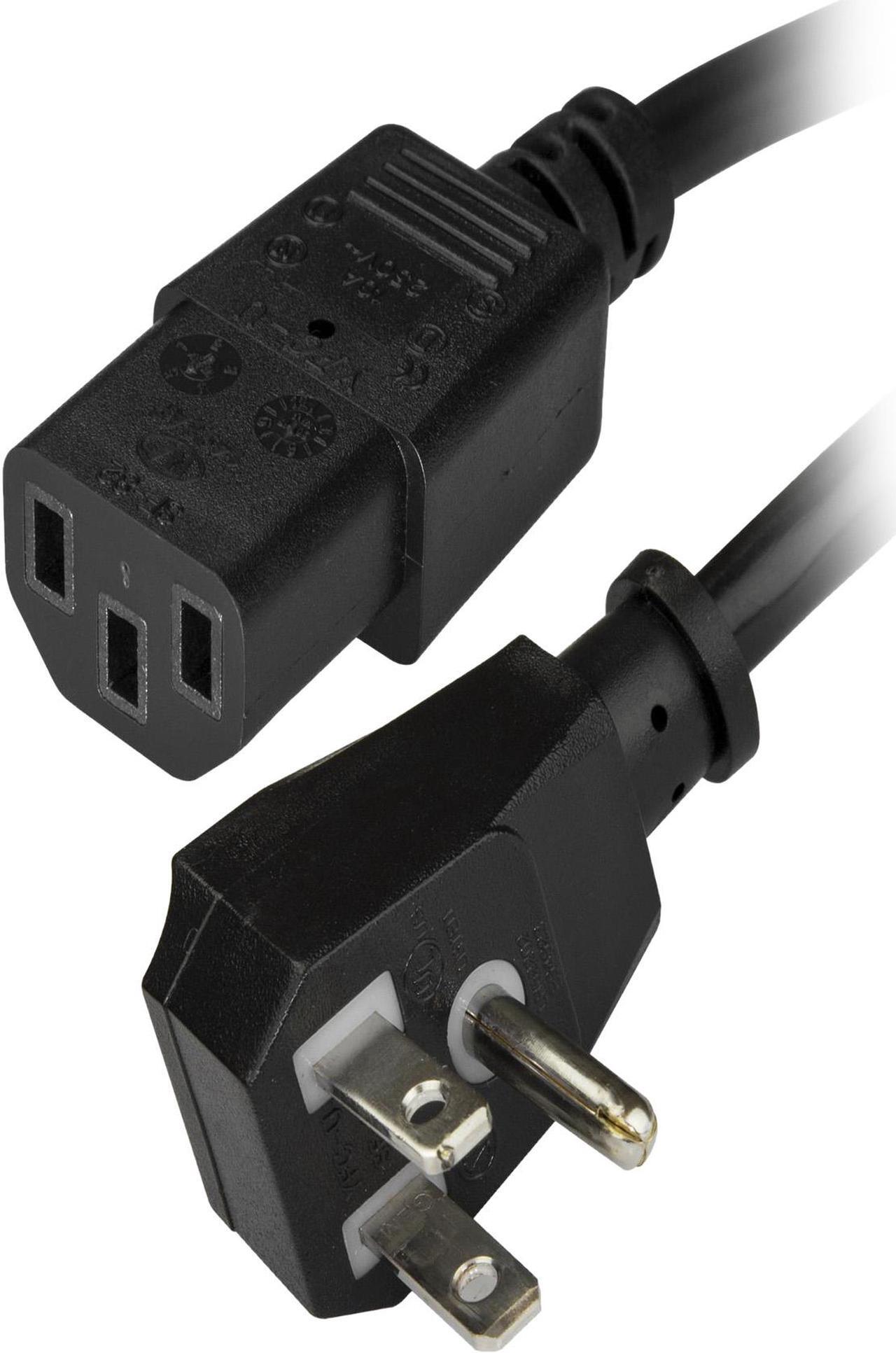 Main image of StarTech.com PXTF10110 Power Cord - 10 ft / 3m - NEMA 5-15P to C13 Power Cord - Flat - Computer Power Cord - Power Cable - Power Supply Cord