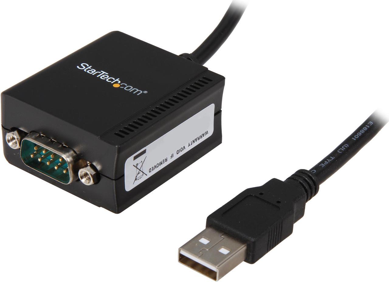 StarTech.com ICUSB2321FIS USB to Serial Adapter - Optical Isolation - USB Powered - FTDI USB to Serial Adapter - USB to RS232 Adapter Cable