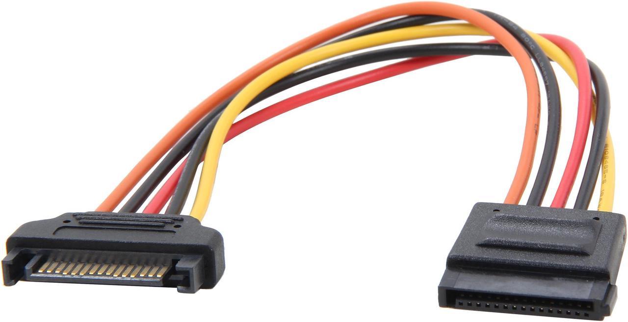 StarTech.com SATAPOWEXT8 8 in. 15 pin SATA Power Extension Cable