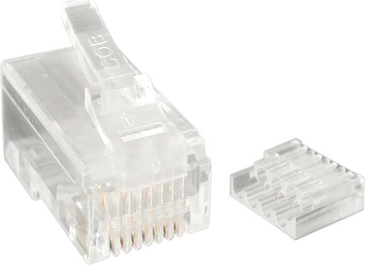 StarTech.com CRJ45C6STR50 Cat.6 RJ45 Stranded Modular Plug Connector, 50 Pack