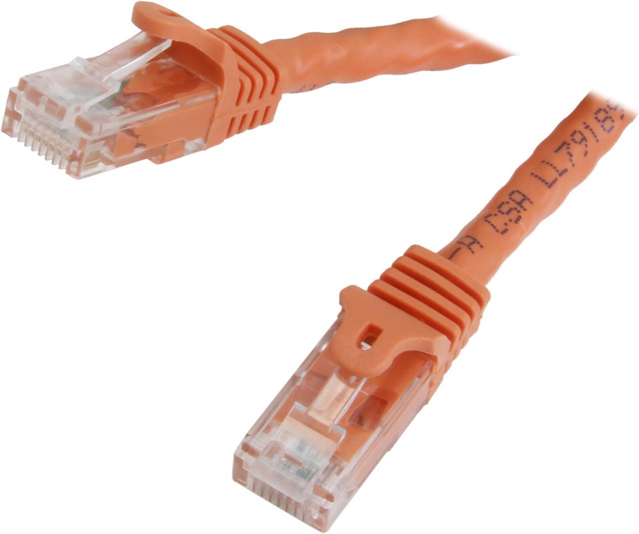 StarTech.com N6PATCH100OR 100 ft. Cat 6 Orange Snagless Cat6 UTP Patch Cable