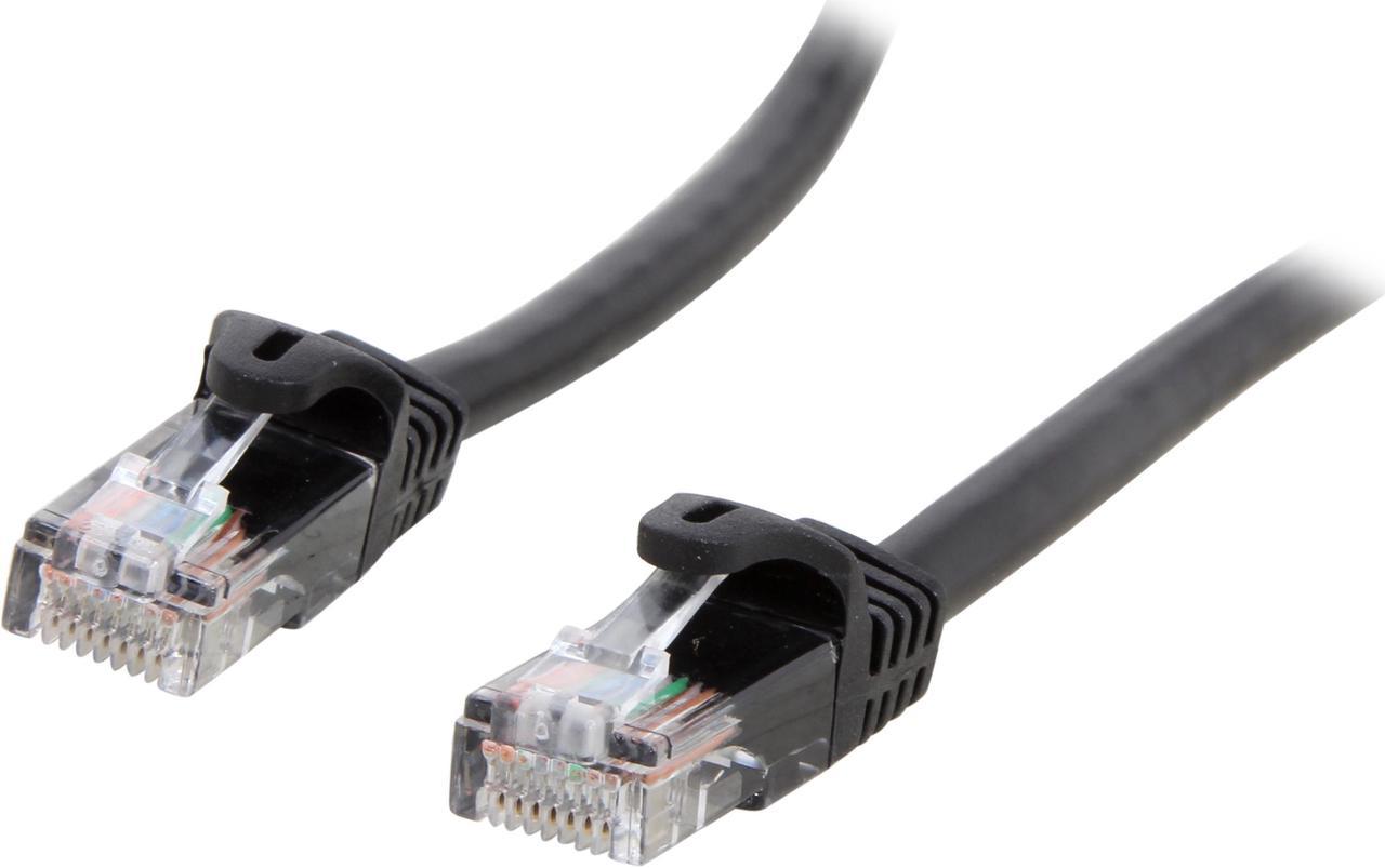 StarTech.com 45PATCH6BK 6 ft. Cat 5E Black Cat.5e UTP Patch Cable