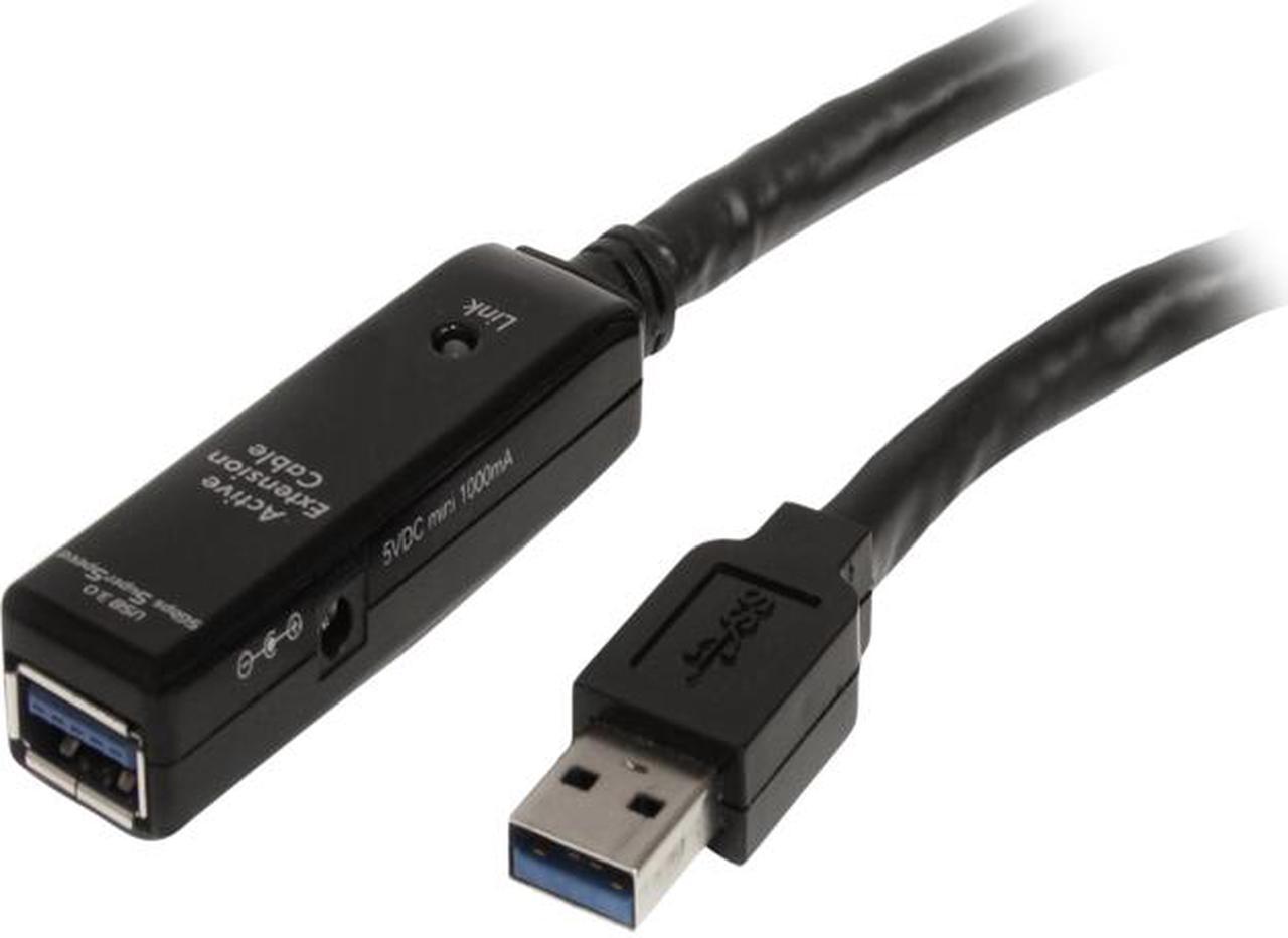 StarTech.com Black USB 3.0 Active Extension Cable