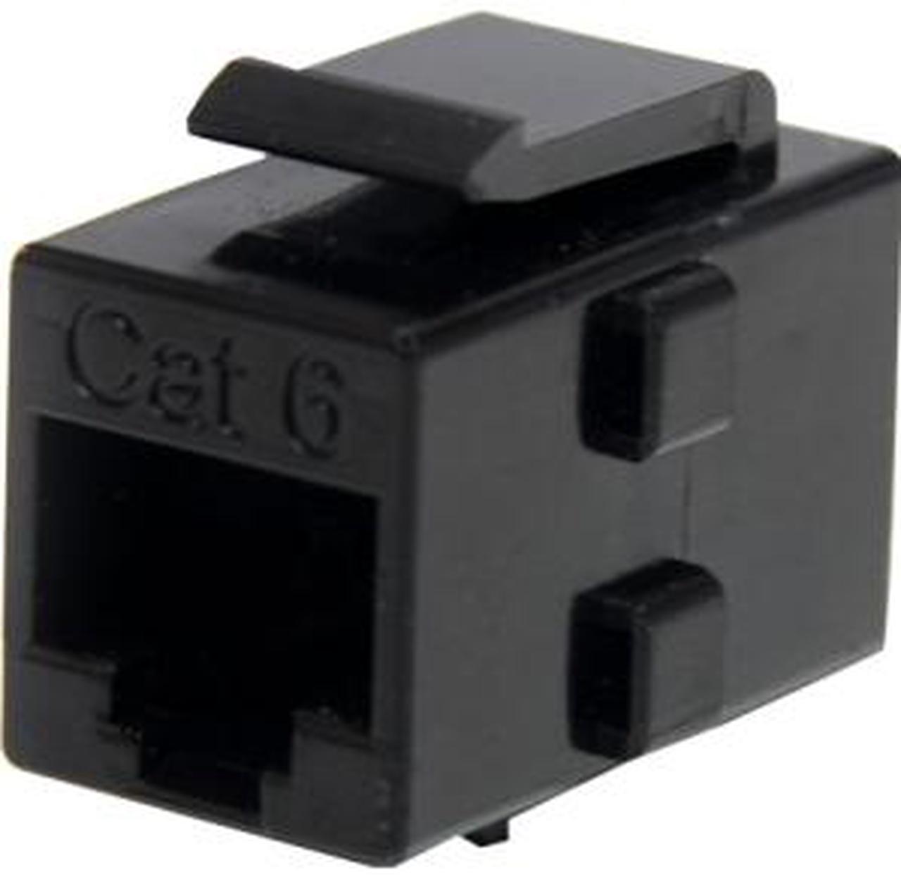 StarTech.com C6KEYCOUPLER Cat 6 RJ45 Keystone Jack Network Coupler, F/F