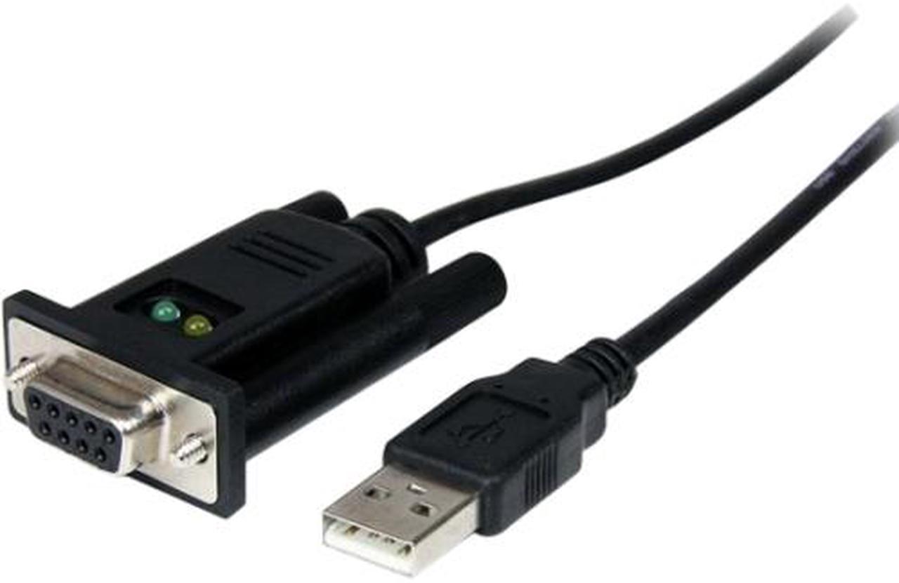 StarTech.com ICUSB232FTN USB to Serial Adapter - Null Modem - FTDI USB UART Chip - DB9 (9-pin) - USB to RS232 Adapter