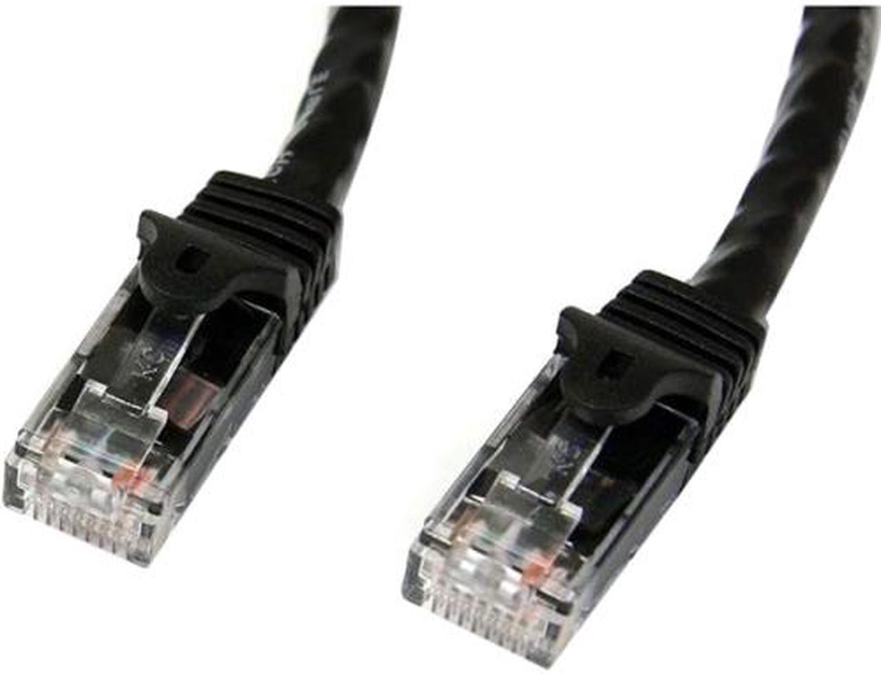 StarTech.com 5 ft Black Gigabit Snagless RJ45 UTP Cat6 Patch Cable - 5ft Patch Cord