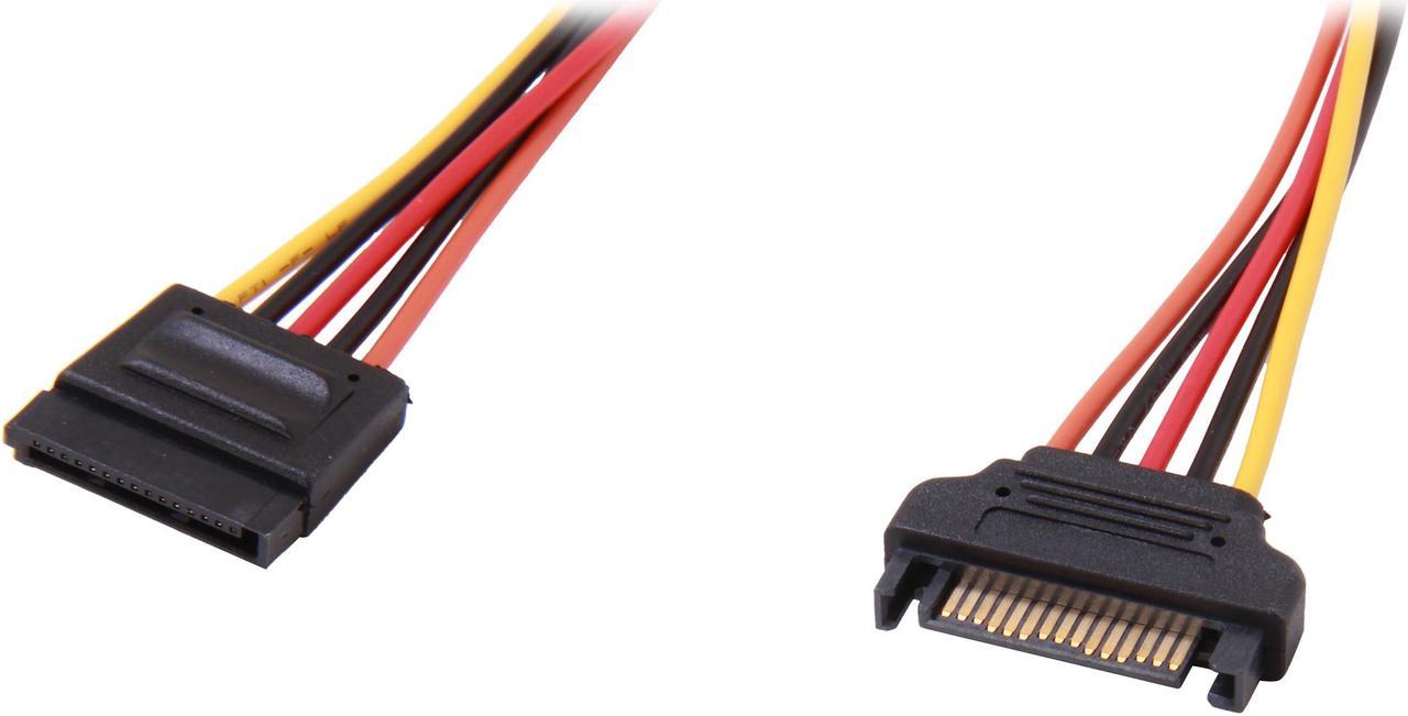 StarTech.com SATAPOWEXT12 1 ft. 15 pin SATA Power Extension Cable