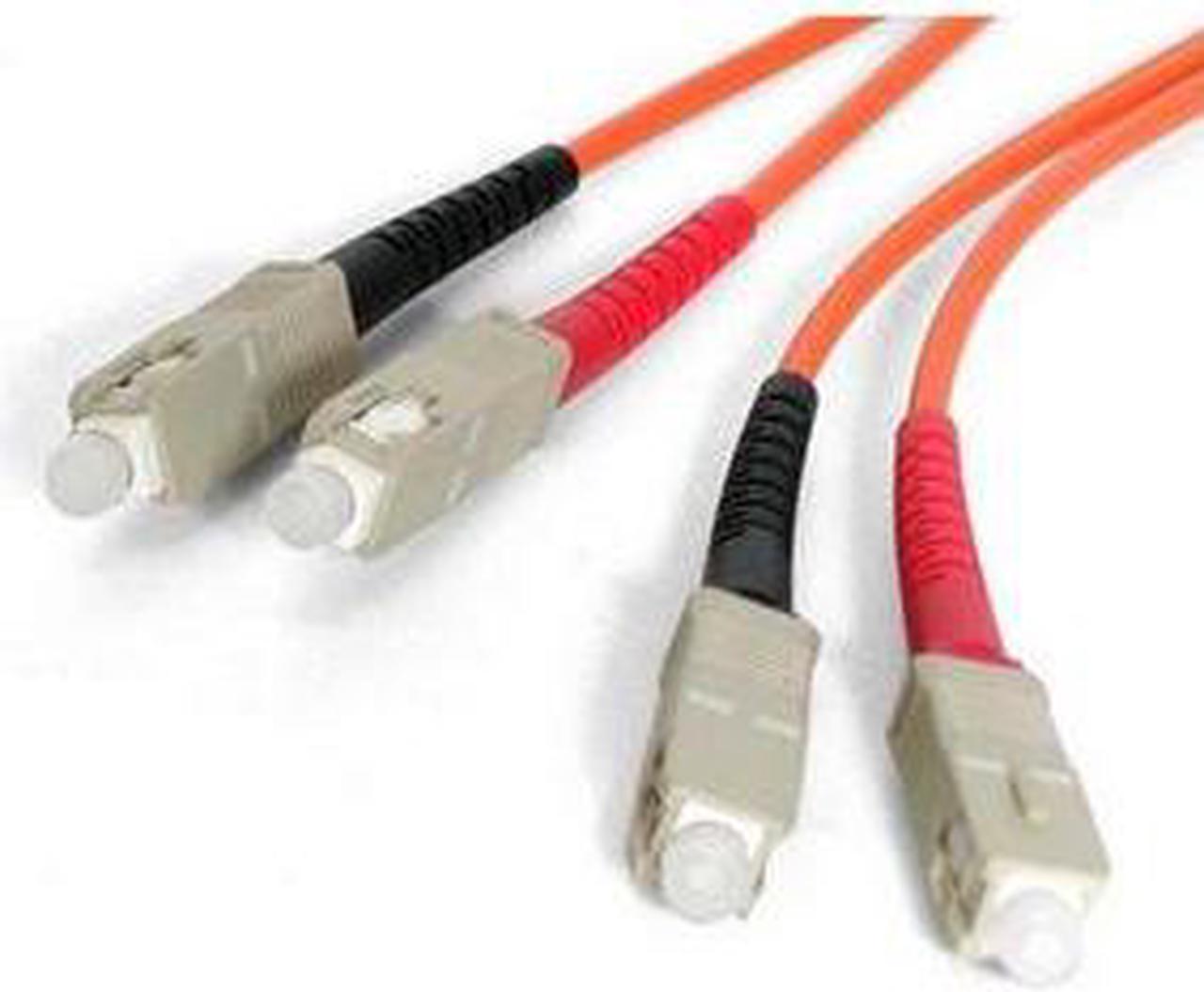 StarTech.com 1m Multimode 62.5/125 Duplex Fiber Patch Cable SC-SC