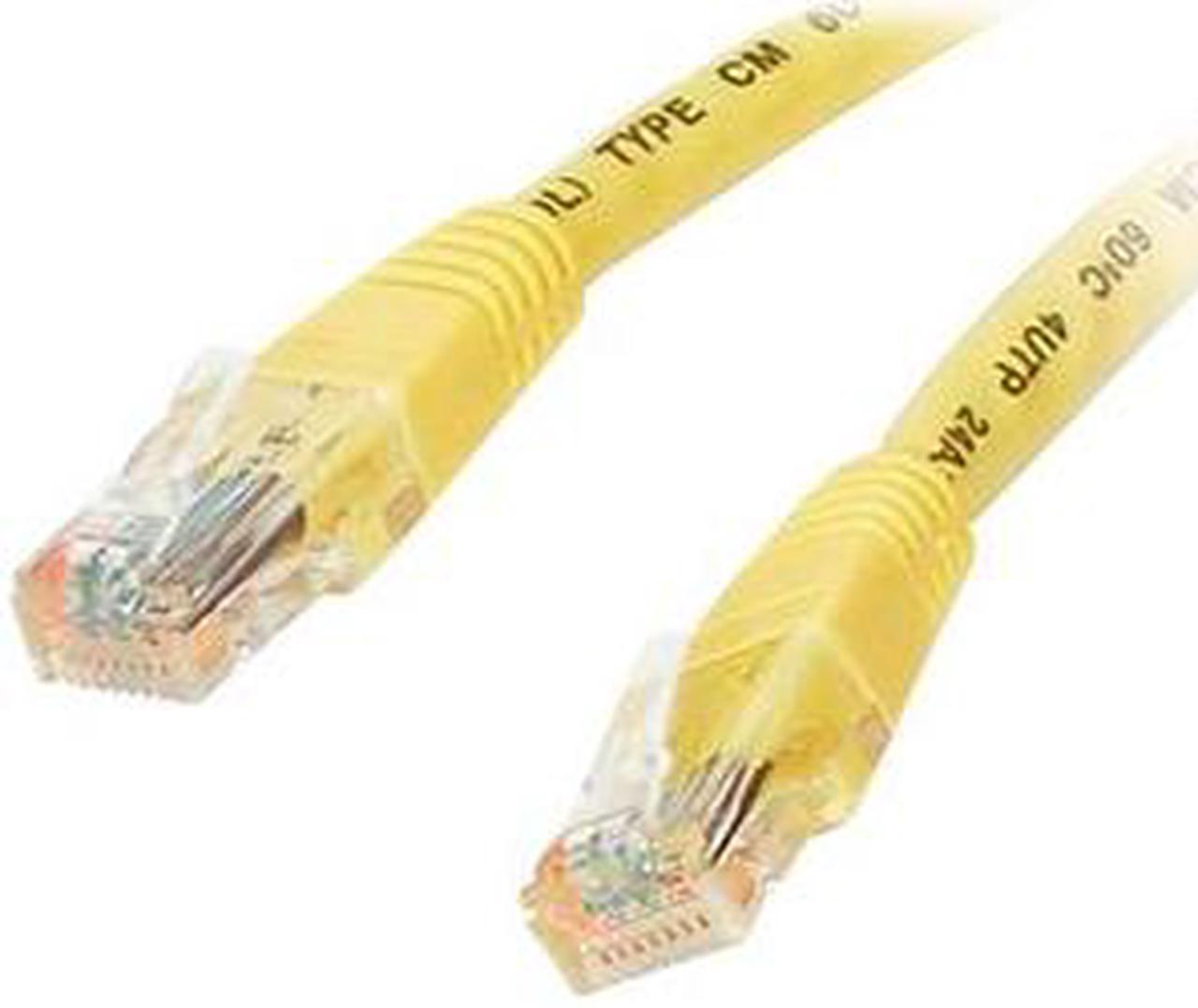 StarTech.com 4 ft Yellow Molded Cat6 UTP Patch Cable - ETL Verified