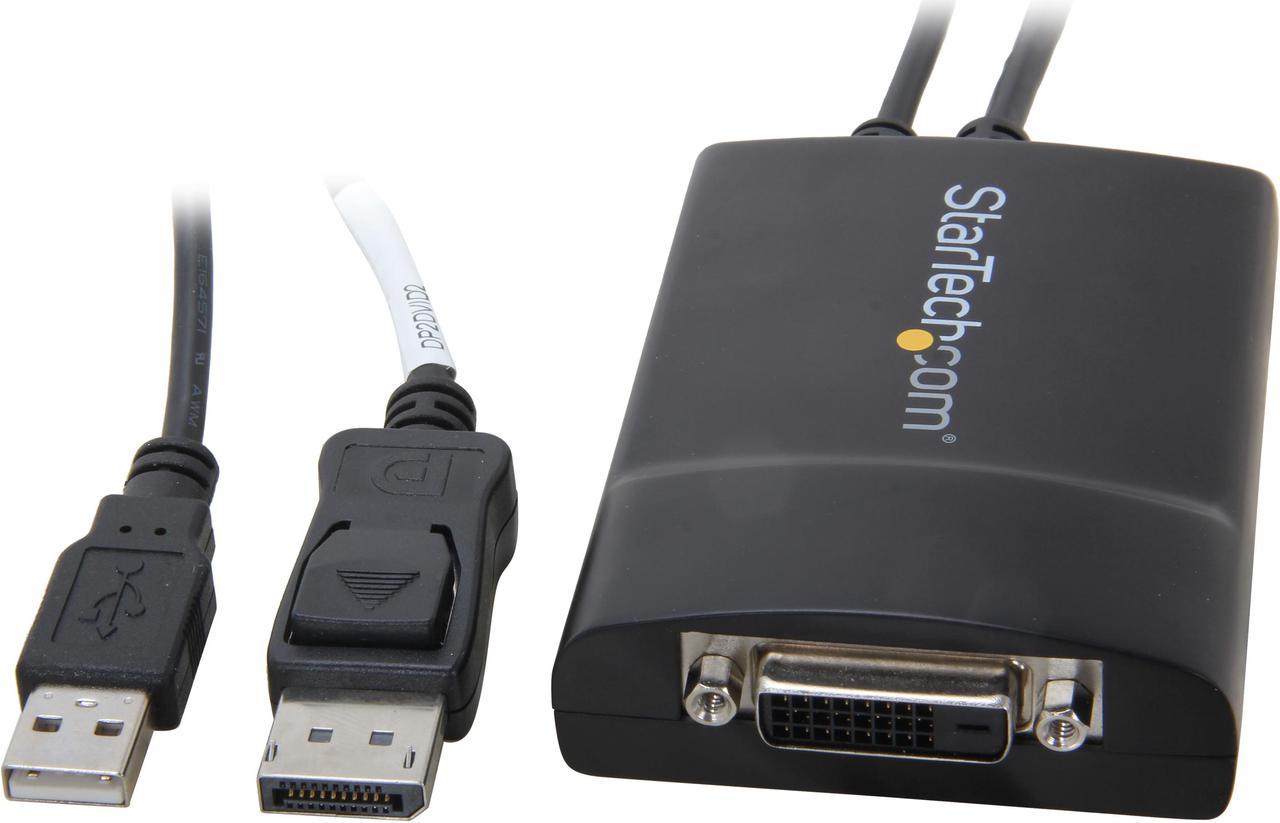 StarTech.com DP2DVID2 DisplayPort to DVI Dual Link Active Adapter Converter - DP to Dual Link DVI-D Active Adapter - 2560x1600