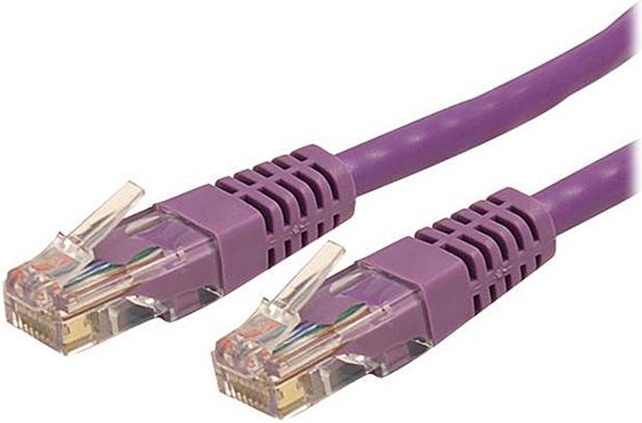 StarTech.com C6PATCH10PL 10 ft. Cat 6 Purple Molded UTP Gigabit Patch Cable