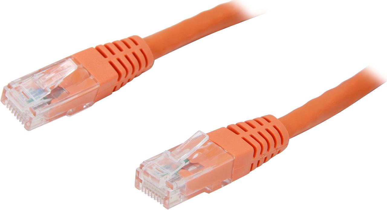 StarTech.com C6PATCH6OR 6 ft. Cat 6 Orange Molded UTP Gigabit Patch Cable