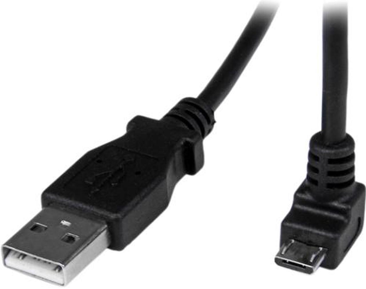 StarTech.com 2m Micro USB Cable - A to Down Angle Micro B