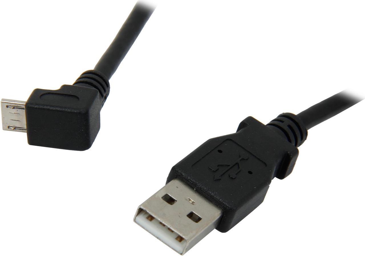 StarTech USBAUB2MU 2m Micro USB Cable - A to Up Angle Micro B