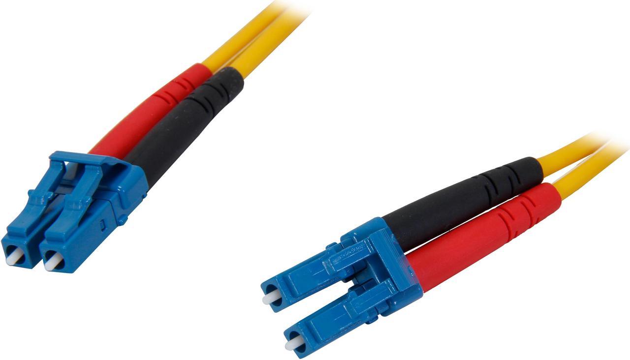 StarTech.com SMFIBLCLC1 3.3 ft [1 m] Single Mode Duplex Fiber Patch Cable