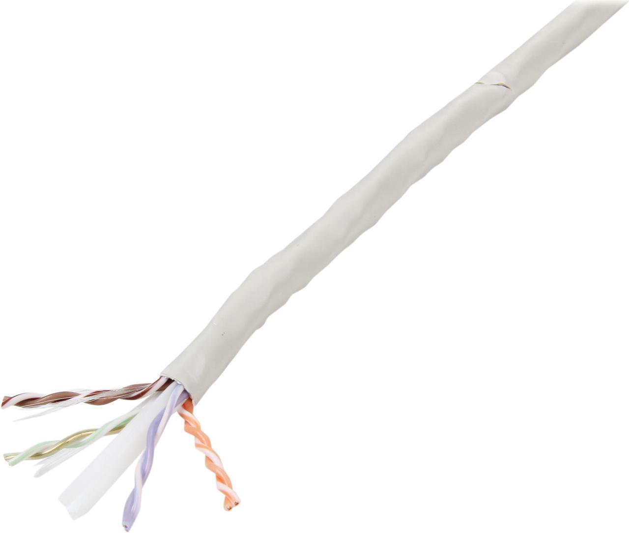 Alt view image 2 of 3 - StarTech.com WIRC6CMPGRY 1000 ft. Cat 6 Gray Roll of Gray Plenum CMP Cat 6 Solid UTP Bulk Cable