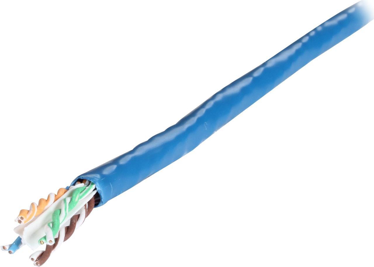 StarTech.com WIR6CMRBL 1000 ft. Cat CAT6 - 500 MHz Blue Bulk Roll of Blue CMR Cat 6 Solid UTP Riser Cable