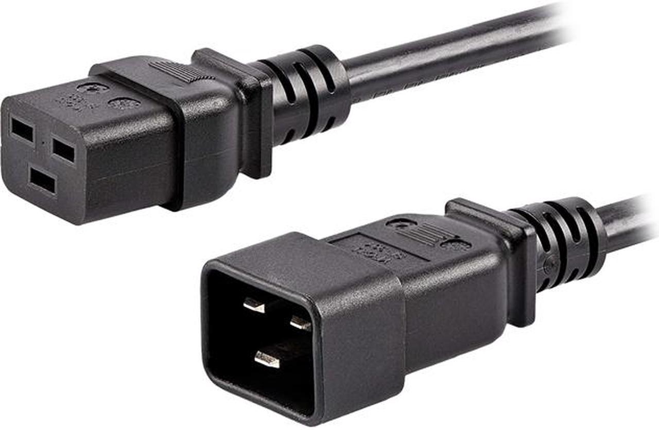 StarTech.com Model PXTC19201410 10 ft. Computer power cord - C19 to C20, 14 AWG Female to Female