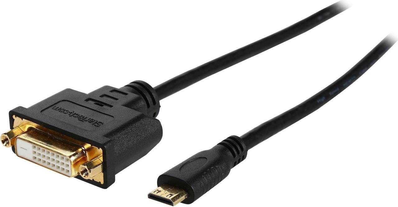 StarTech.com HDCDVIMF8IN Mini HDMI to DVI-D adapter M/F - 8in