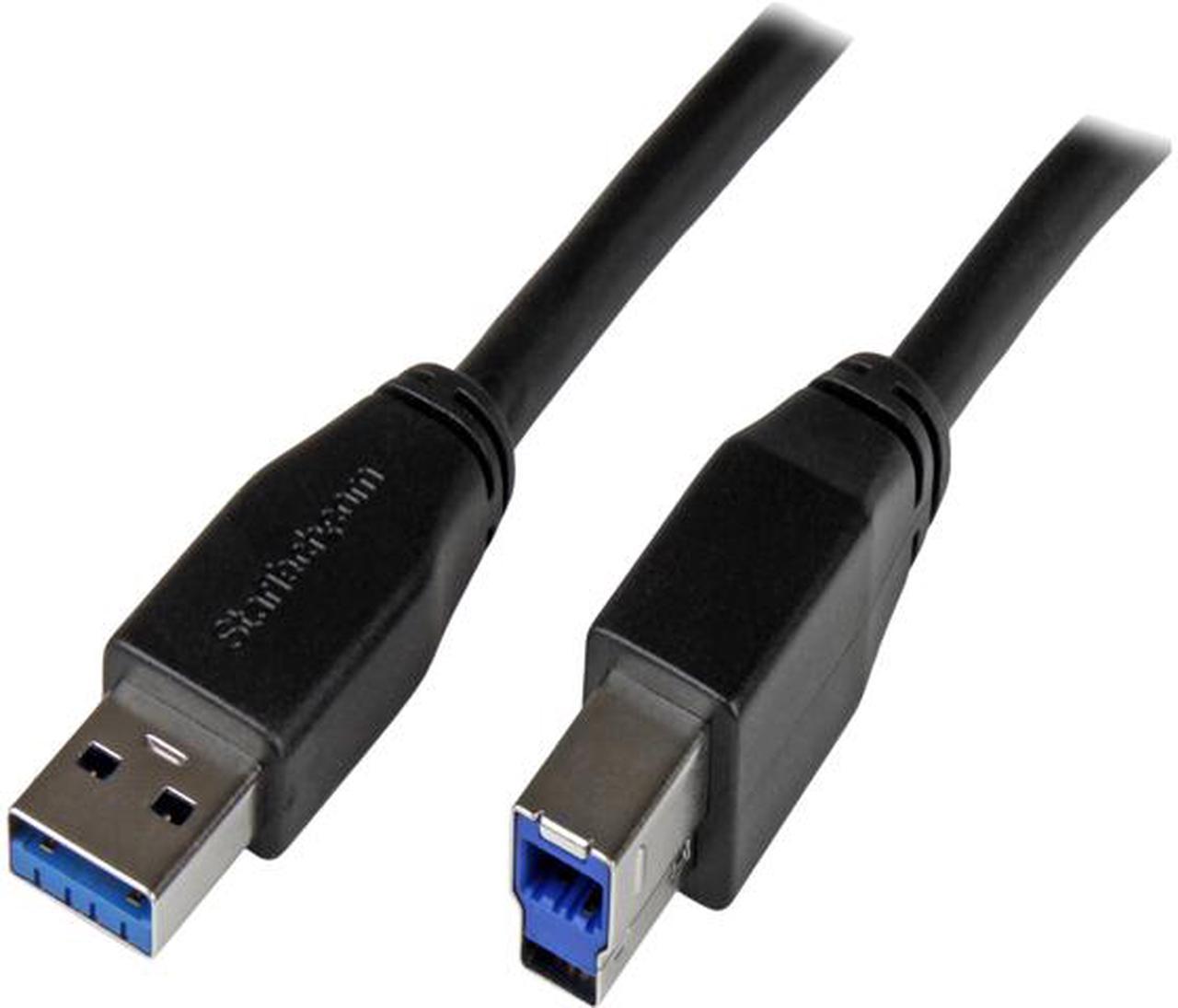 StarTech.com 10m 30 ft Active USB 3.0 USB-A to USB-B Cable - M/M - USB A to B Cable - USB 3.1 Gen 1 (5 Gbps)