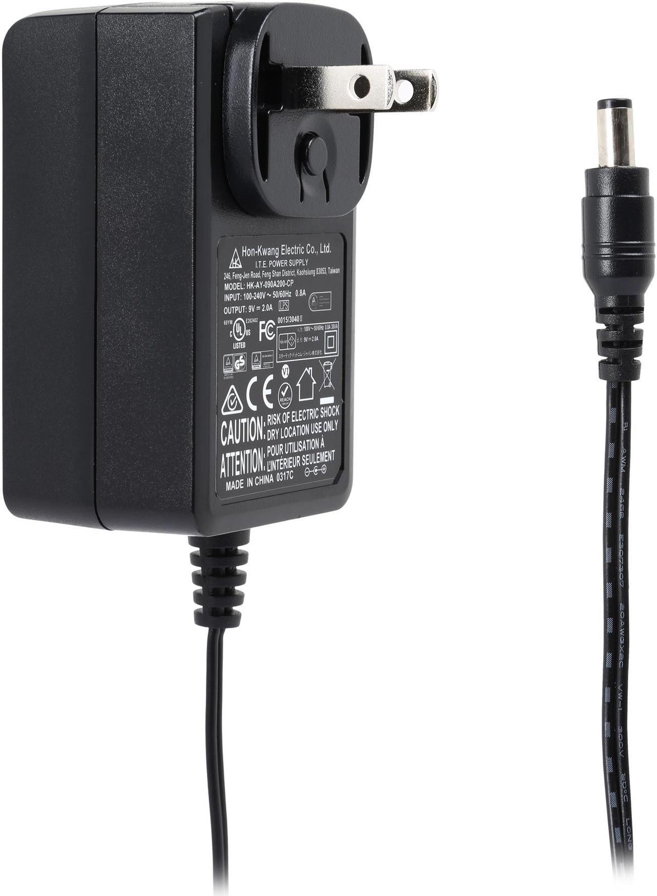 StarTech.com SVA9M2NEUA DC Power Adapter - 9V, 2A