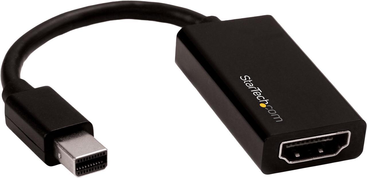 StarTech.com MDP2HD4K60S Mini DisplayPort to HDMI Adapter - 4K mDP to HDMI Converter - UHD 4K 60Hz