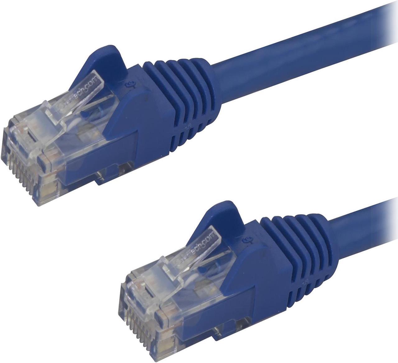 StarTech N6PATCH6BL 6 ft. Blue Cat6 Cable with Snagless RJ45 Connectors - Cat6 Ethernet Cable - 6 ft. UTP Cat 6 Patch Cable