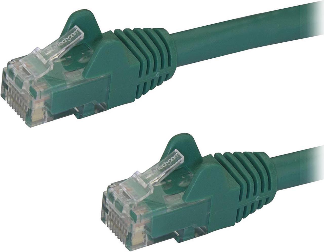 StarTech N6PATCH6GN 6 ft. Green Cat6 Cable with Snagless RJ45 Connectors - Cat6 Ethernet Cable - 6 ft. UTP Cat 6 Patch Cable