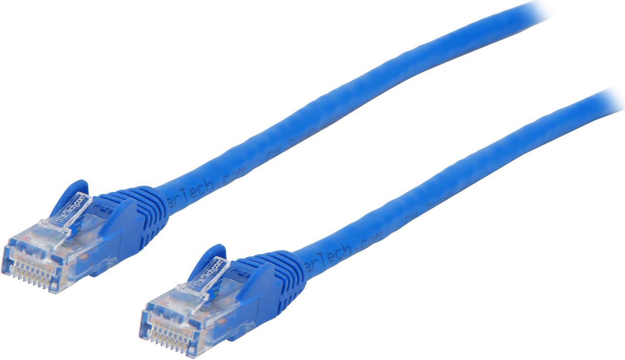 StarTech N6PATCH8BL StarTech.com Cat6 Patch Cable - 8 ft. - Blue Ethernet Cable - Snagless RJ45 Cable - Ethernet Cord - Cat 6 Cable - 8 ft.