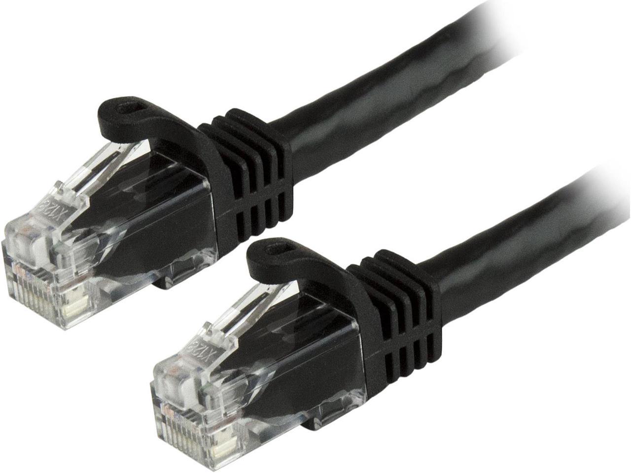 StarTech N6PATCH14BK StarTech.com Cat6 Patch Cable - 14 ft. - Black Ethernet Cable - Snagless RJ45 Cable - Ethernet Cord - Cat 6 Cable - 14 ft.