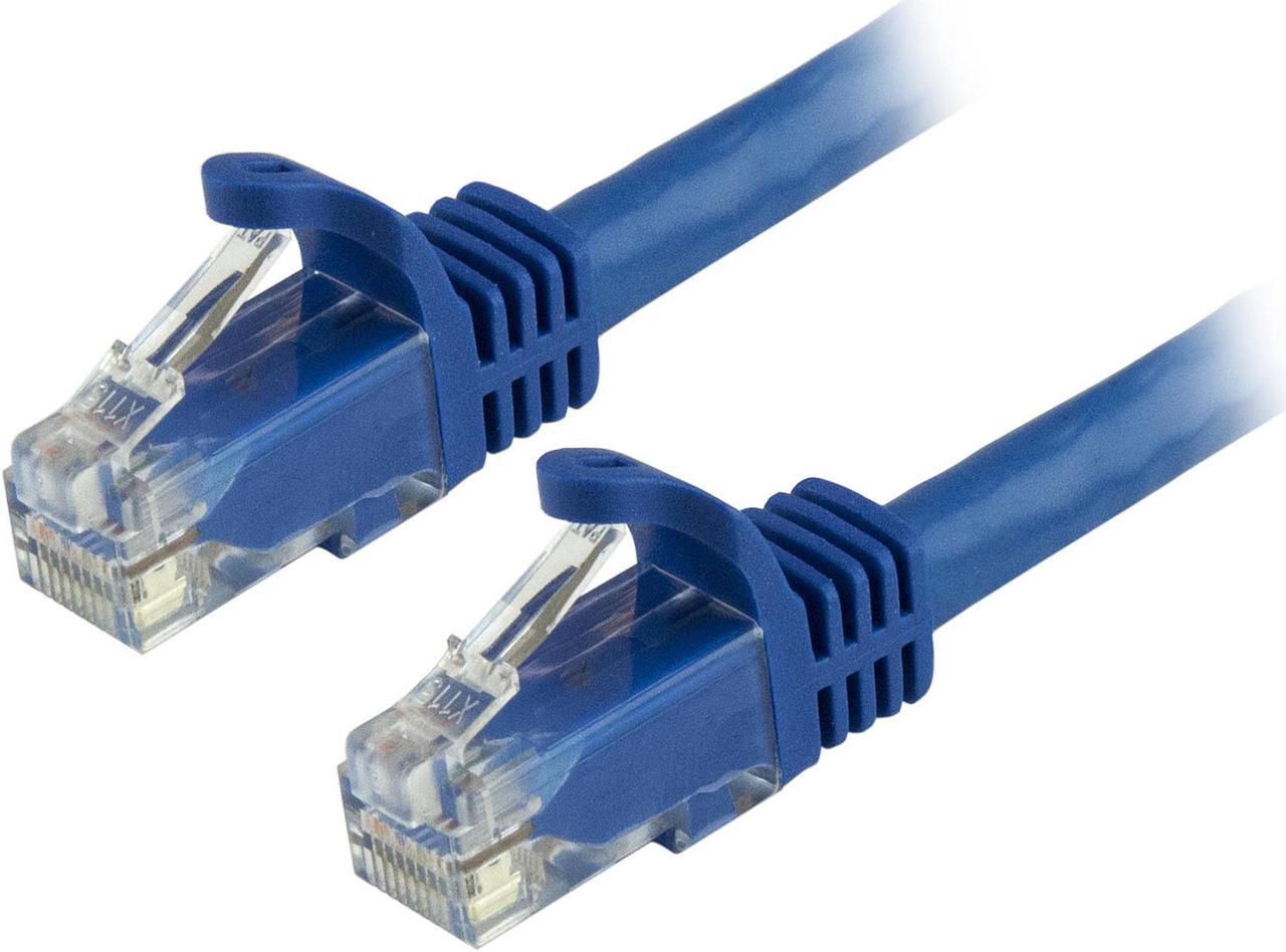 StarTech N6PATCH9BL StarTech.com Cat6 Patch Cable - 9 ft. - Blue Ethernet Cable - Snagless RJ45 Cable - Ethernet Cord - Cat 6 Cable - 9 ft.