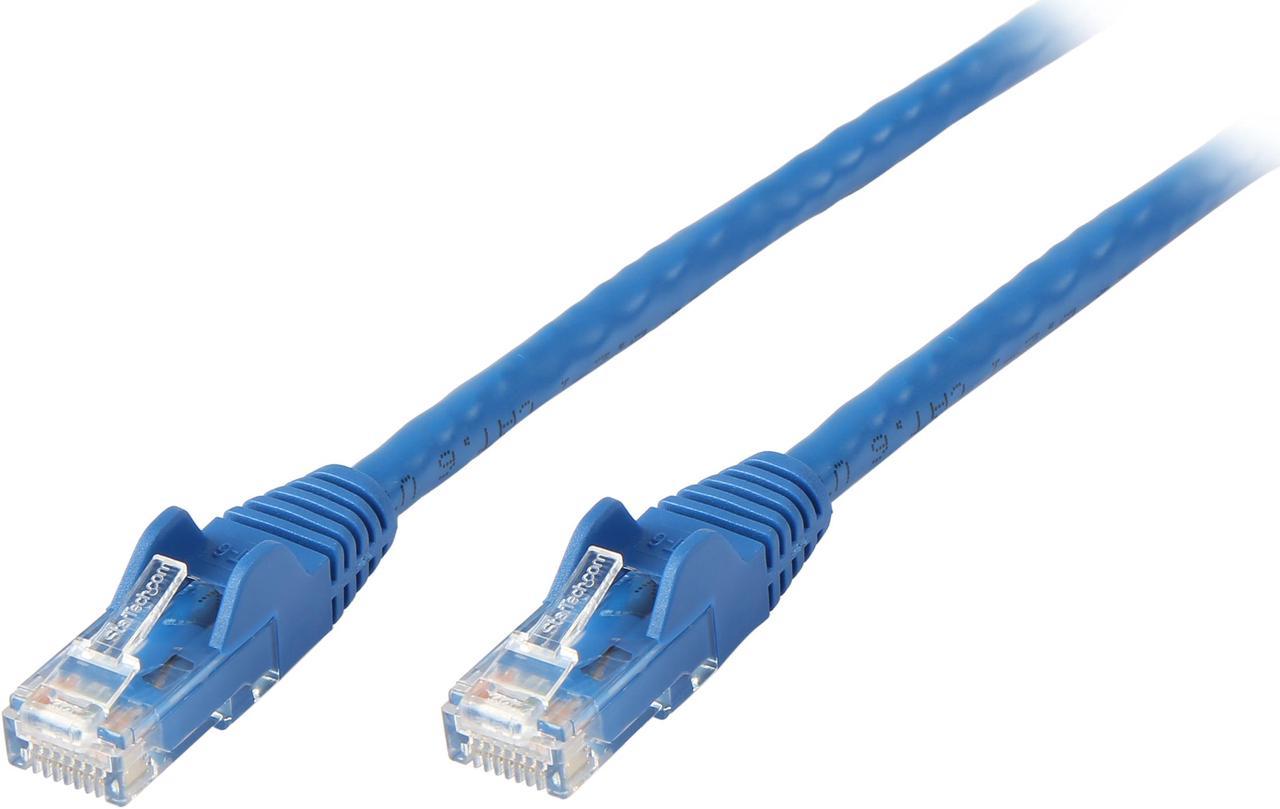 StarTech.com N6PATCH30BL Cat6 Patch Cable – 30 ft – Blue Ethernet Cable – Snagless RJ45 Cable – Ethernet Cord – Cat 6 Cable – 30ft