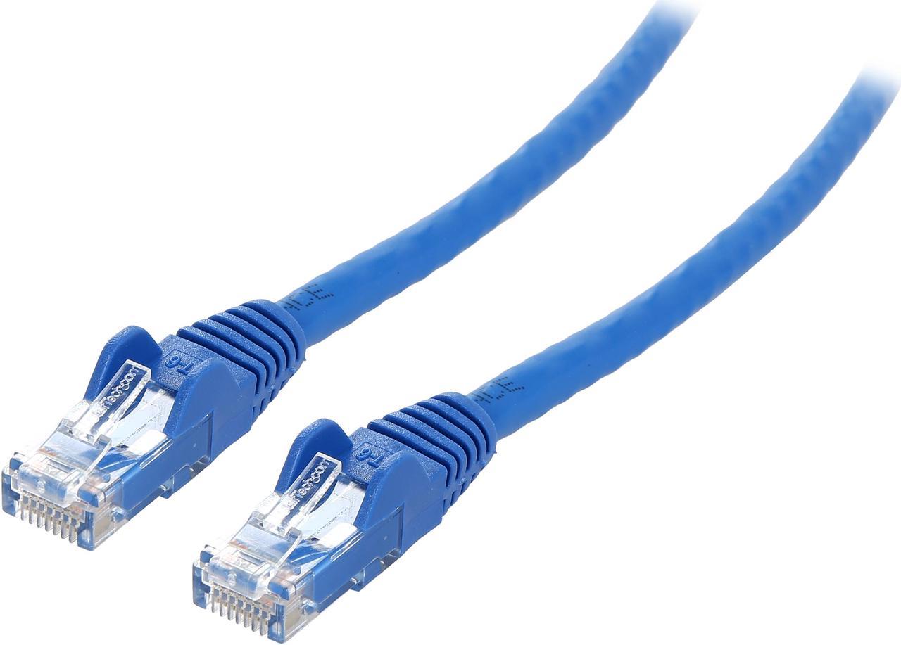 StarTech N6PATCH12BL StarTech.com Cat6 Patch Cable - 12 ft - Blue Ethernet Cable - Snagless RJ45 Cable - Ethernet Cord - Cat 6 Cable - 12ft