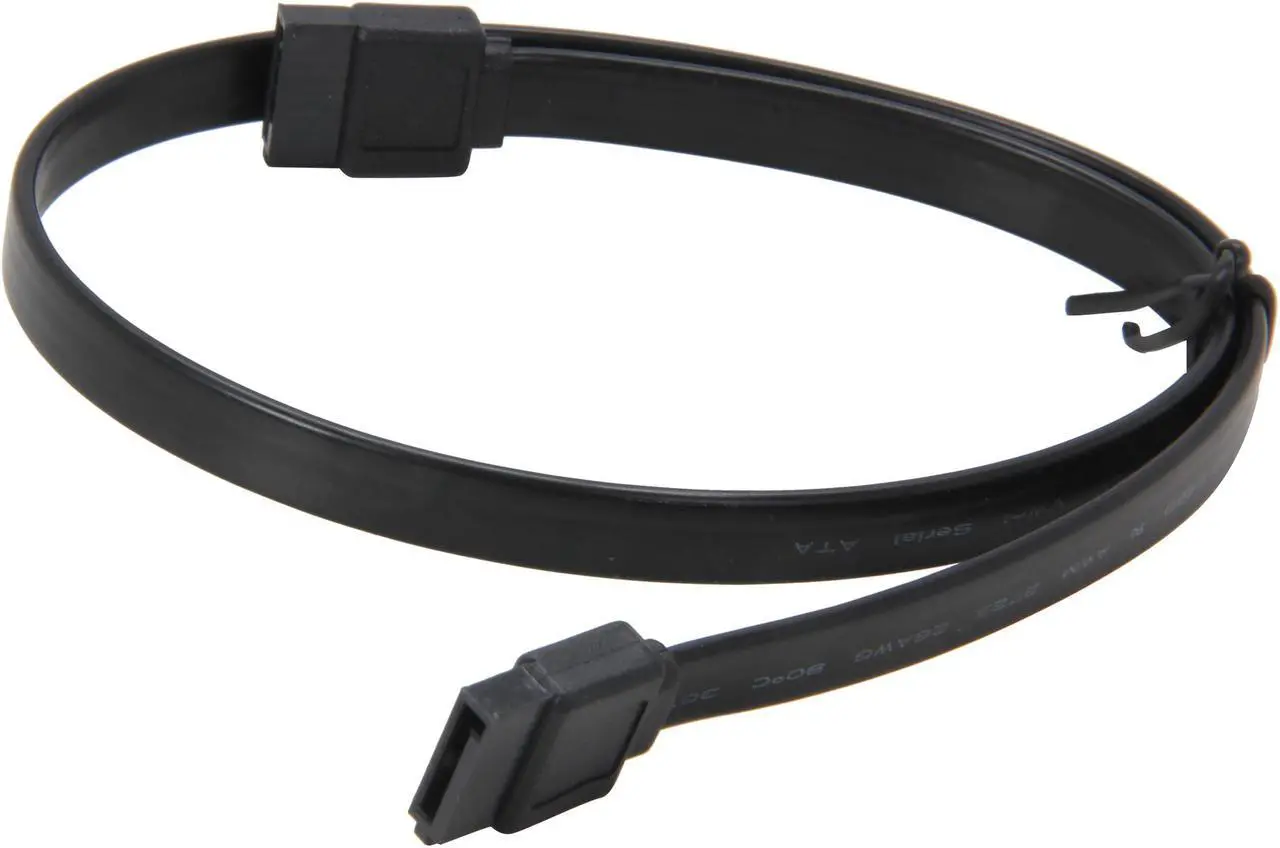 Alt view image 2 of 3 - Coboc Model SC-SATA3-18-BK 18" SATA III 6Gb/s Data Cable,Black