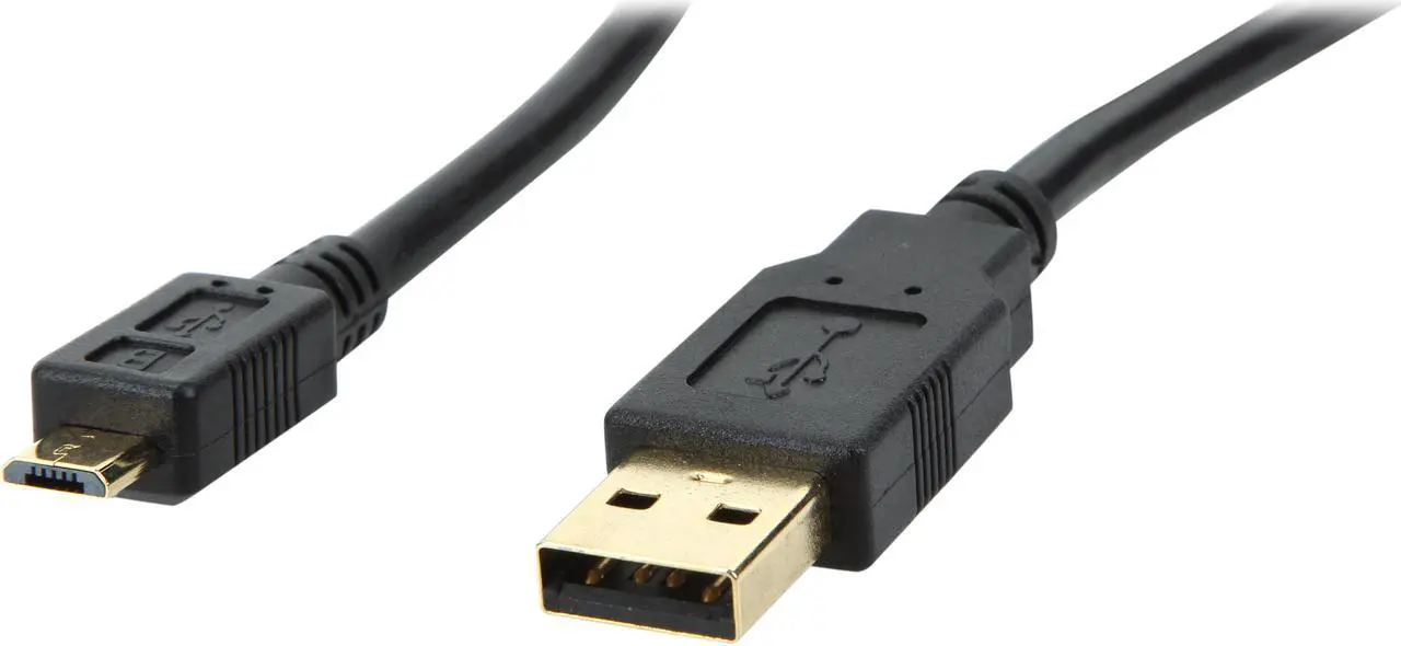 Main image of Coboc CL-U2-AMicBMM-1.5-BK 1.5ft High Speed USB 2.0 A Male to Micro B 5pin Male Cable w/ ferrite Core,Gold Plated,Black