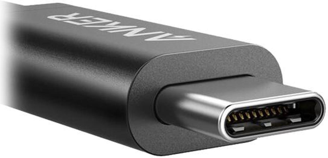 Alt view image 2 of 7 - Anker USB-C to USB-C ThunderBolt3.0 Cable USB-C to USB-C Cable A8486 - 1.64 ft.