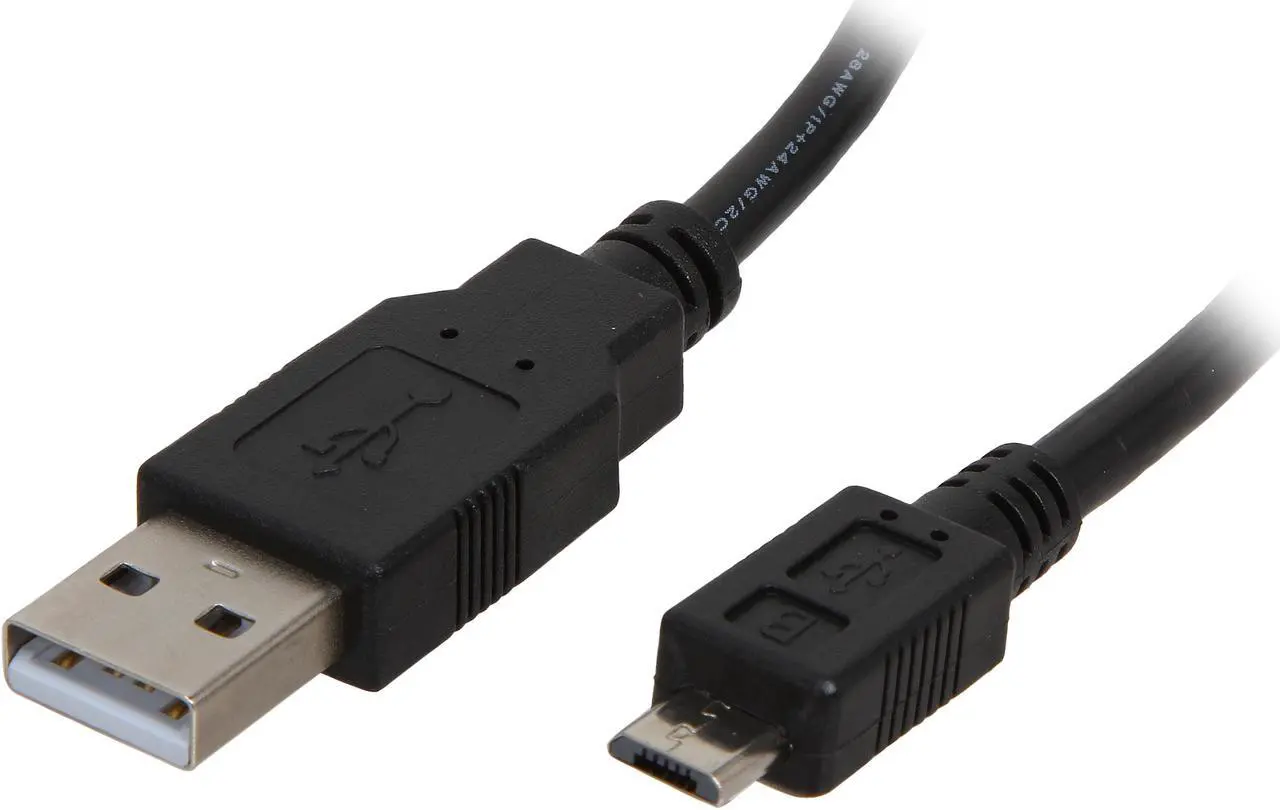 Main image of Rosewill U2-AM-MICROB5M-6-BK Black 6 ft. USB Type A to Type Micro B 5-Pin Cable