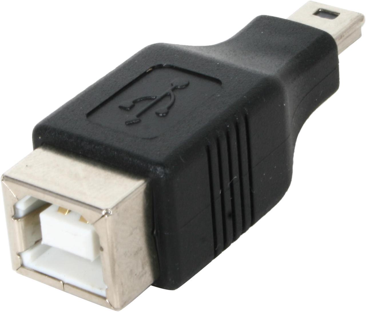 Main image of Kaybles AD-USB-BF-MINIBM USB B Female to Mini USB B (5pin) Male Adapter Black - OEM