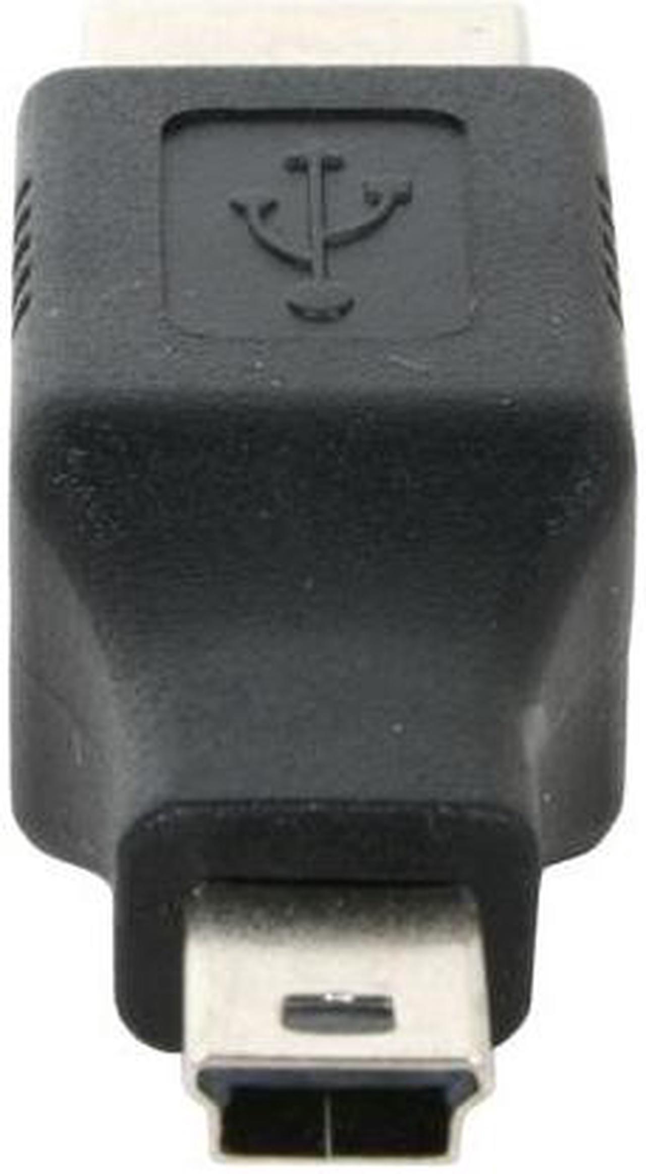 Alt view image 3 of 5 - Kaybles AD-USB-BF-MINIBM USB B Female to Mini USB B (5pin) Male Adapter Black - OEM