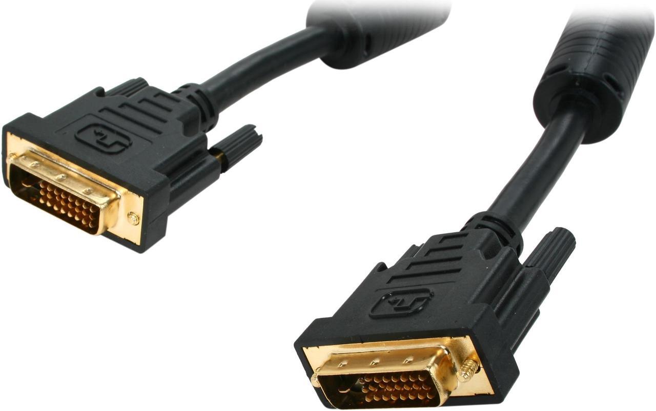 Main image of Kaybles Model DVI-DD-3FT Black 3 ft. M-M Premium DVI Digital Dual-Link with Ferrites M/M 3 feet - OEM