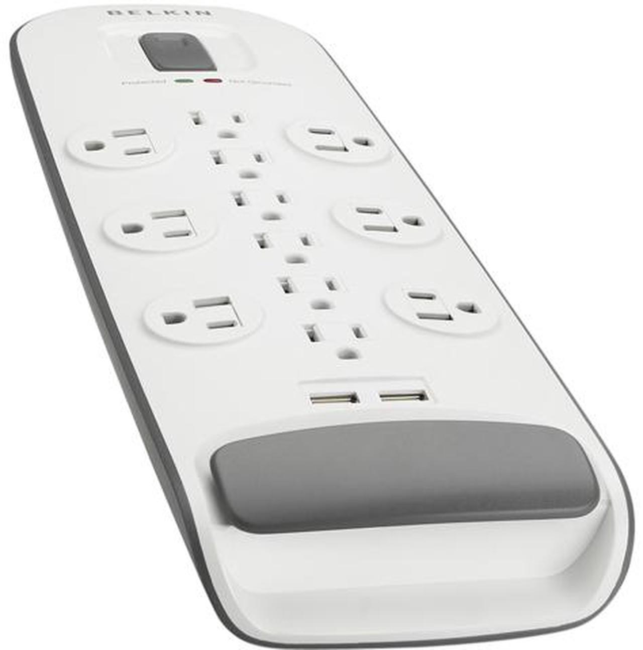 BELKIN BV112050-06 6' 12 Outlets 3996 Joules Surge Protector with USB Charging